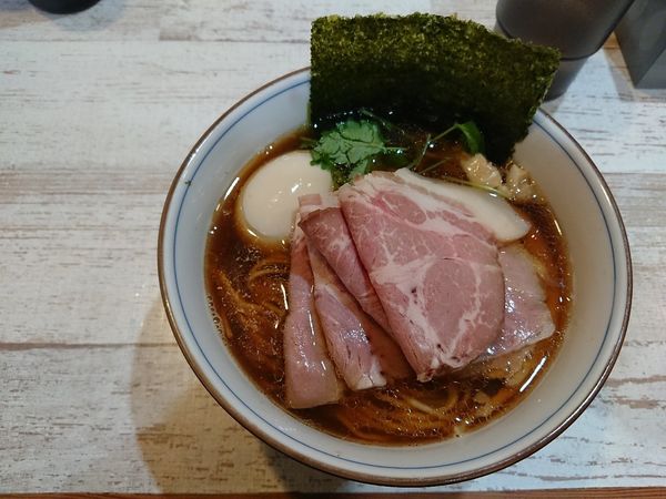 「特製煮干しそば」@中華そば 四つ葉の写真