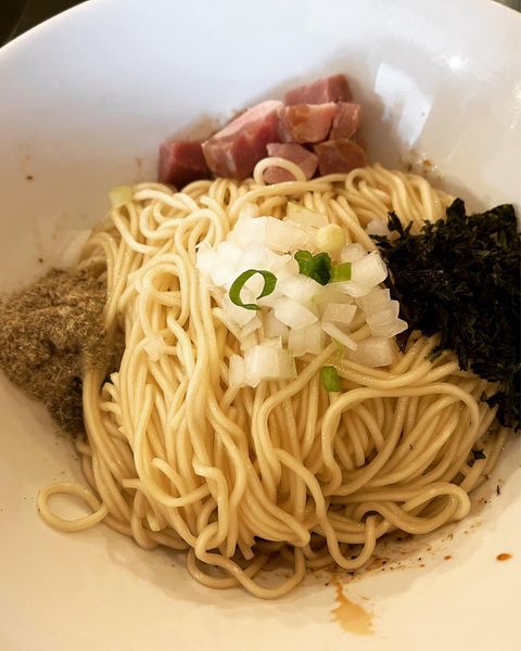 「和え玉　煮干し」@らーめん コットンポットの写真