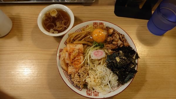 「油そば(並)+ジャンク」@油ソバ専門 アタル。の写真