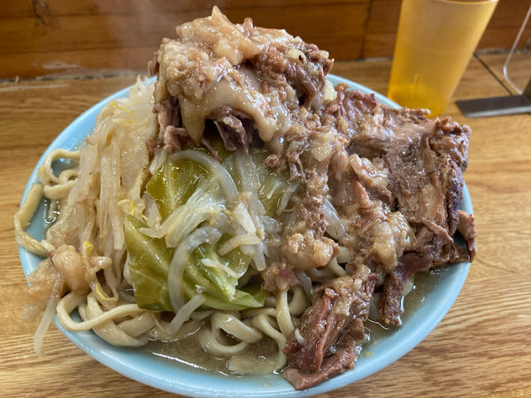 「ラーメン(ちょいヤサイちょいアブラ)¥950+別皿アブラ¥50」@ラーメン そらの写真