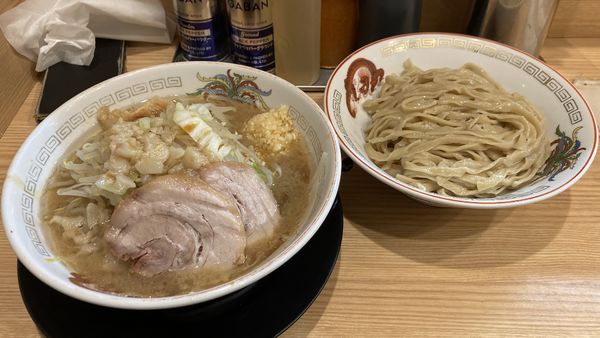 「つけ麺（全マシ）」@豚山 幡ヶ谷店の写真