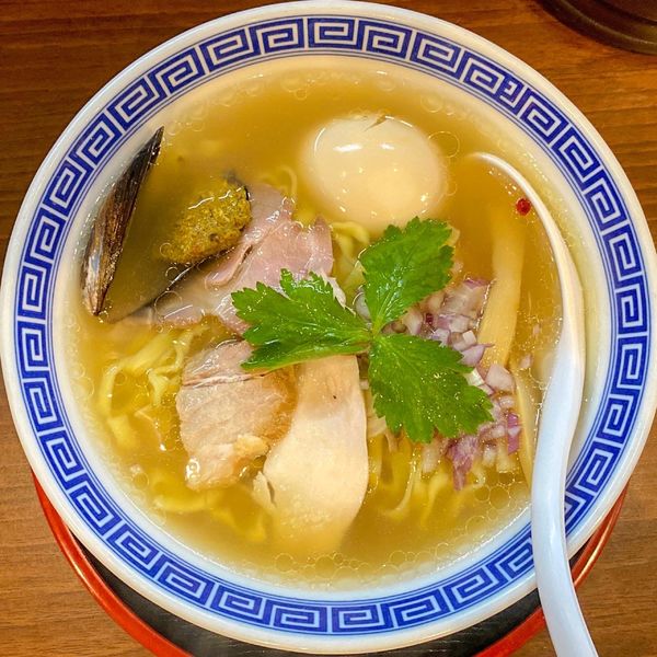 「熟玉貝だし塩そば ¥1,030」@だし廊 -DASHIRO-の写真