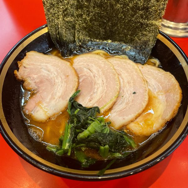 「煮豚チャーシュー麺」@横浜家系ラーメン 大﨑家の写真