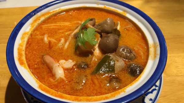 「トムヤムクンラーメン」@タイ料理レストラン ナムチャイ 所沢店の写真