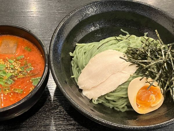 「翡翠麺の冷やし坦々麺880円他」@鶏SOBA 春夏冬～あきない～の写真