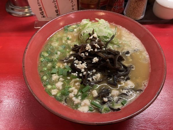 「鶏白湯らーめん 700円」@鶏白湯らーめん ふくちゃんの写真