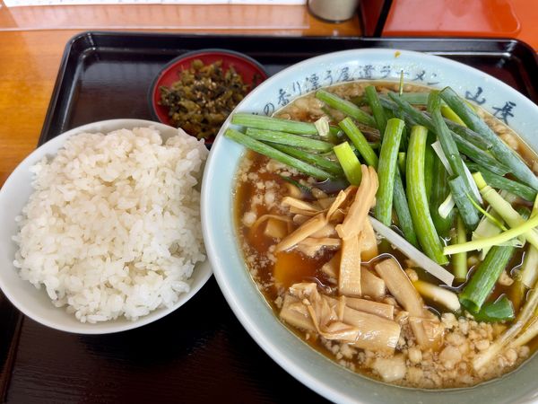 「尾道ラーメンとめし（1000円）」@尾道ラーメン 山長の写真