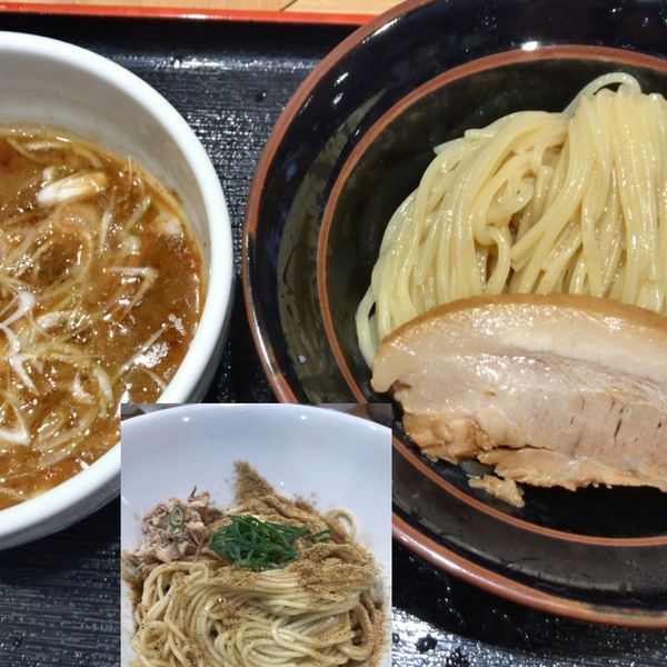 「つけ麺（並盛）➕和え玉煮干し」@麺屋 睡蓮の写真