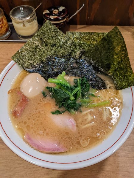 「ラーメン（ロース）＋味玉」@らーめん ぱったぱたの写真