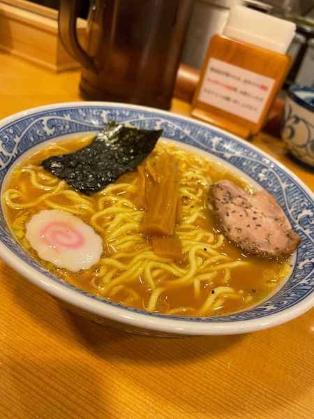 「中華そば大盛り硬め」@中華そば 青葉 錦糸町店の写真