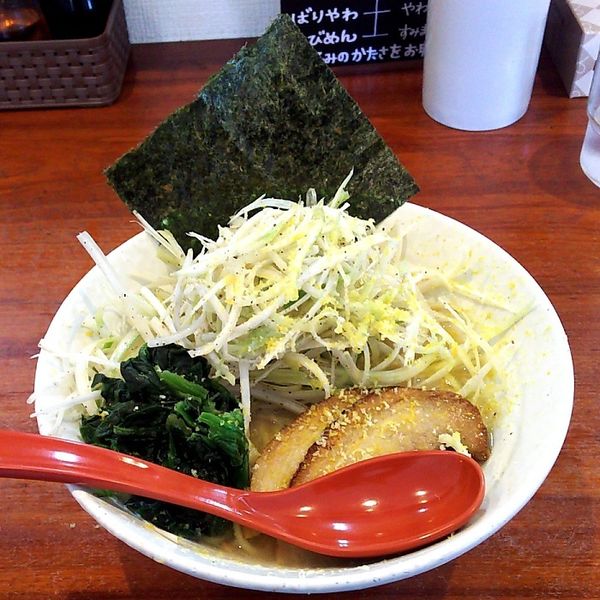 「塩とんこつねぎらーめん」@我流らーめん 心瀧の写真