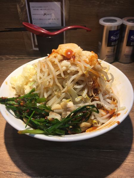 「what’s up.K?汁無しミニ」@麺屋 浜一の写真