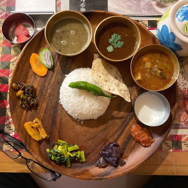 「ネパールダルバート」@エスニックキッチン&バル バイダム 湯島店の写真