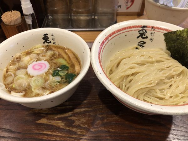 「つけ麺　並　白ネギ」@人形町 兎屋の写真