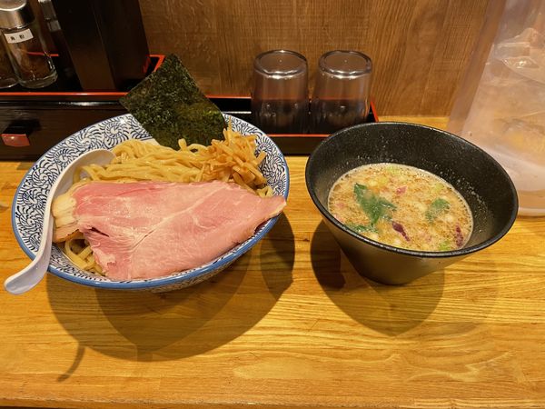 「濃厚鶏鰹つけ麺」@鶏節麺 かびらの写真