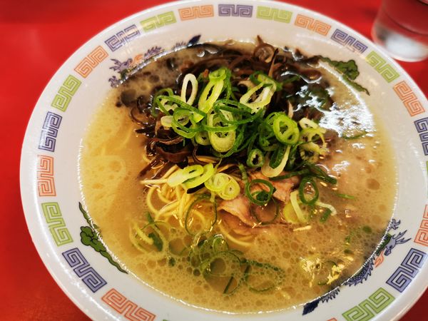 「きくらげラーメン」@博多ラーメン はかたや 川端店の写真