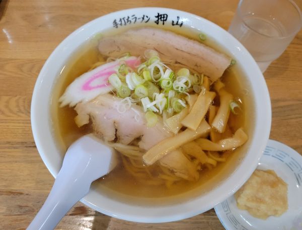 「ラーメン + ニンニク」@佐野青竹手打ちラーメン 押山の写真