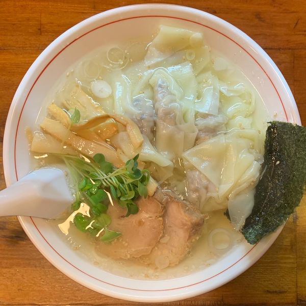 「ワンタンメン塩味」@佐野ラーメン たかのの写真