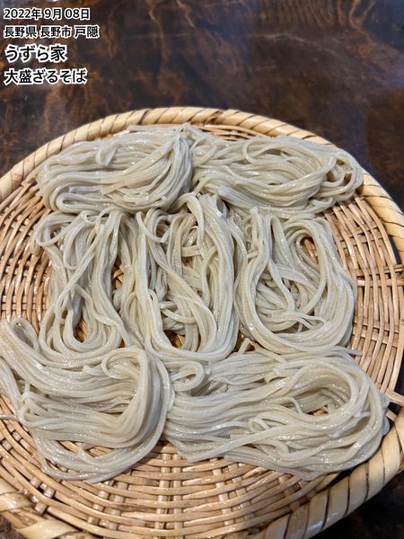 「大盛ざるそば」@うずら家の写真