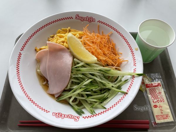 「冷しラーメン　￥５２０」@スガキヤ イオンモール大髙店の写真