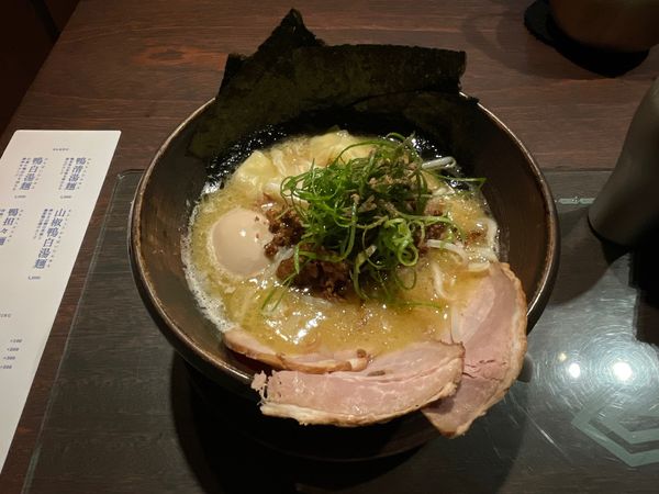 「山椒鴨白湯麺(ROKU盛り)」@鴨出汁中華そば ROKUの写真