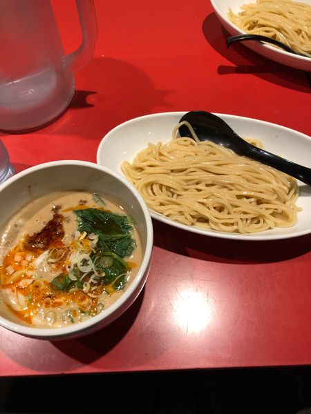 「坦々つけ麺　白麺」@つけめん工房 浅草製麺所の写真