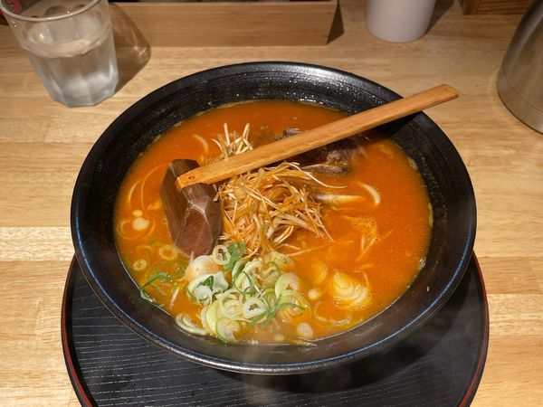 「Kネギ辛ラーメン」@にんにくらーめん 天洋 新町店の写真