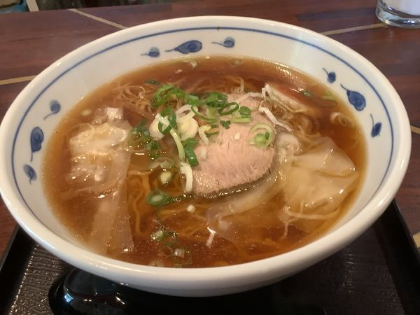 「ワンタンメン」@湯本ハイカラ中華 日清亭 本店の写真