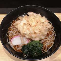かき揚げそば　温　430円