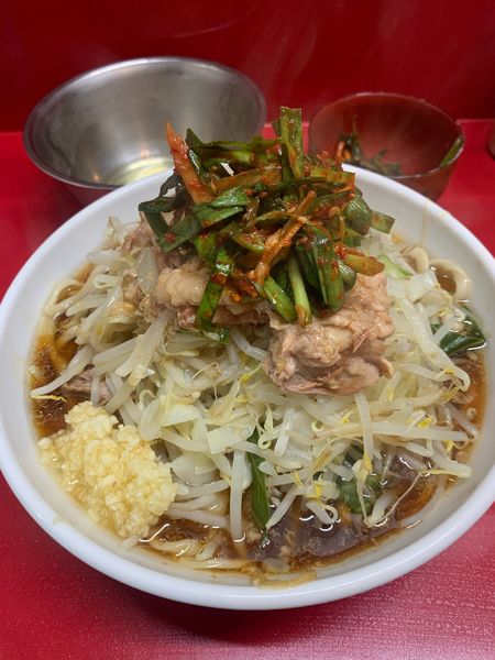 「小ラーメン キムチ」@ラーメン二郎 越谷店の写真