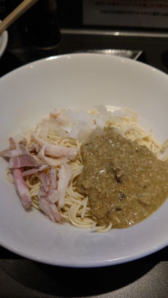 「和え玉　牡蠣ペースト」@煮干乱舞の写真