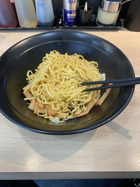 「油そば(醤油)」@味の天徳 分倍河原店の写真