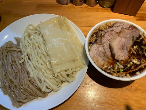 「焙煎2色つけ麺チャーシューたまご」@らぁめん りきどうの写真