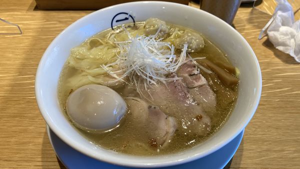 「特製ワンタン麺（塩）」@中華そば 二階堂の写真