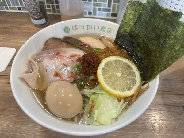 「【限定】海老塩そば」@はつがい商店の写真