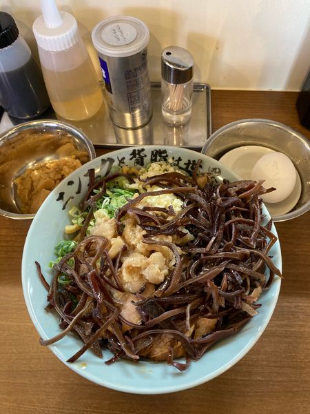 「脂そば（キクラゲトッピング）」@平田の哲二郎の写真