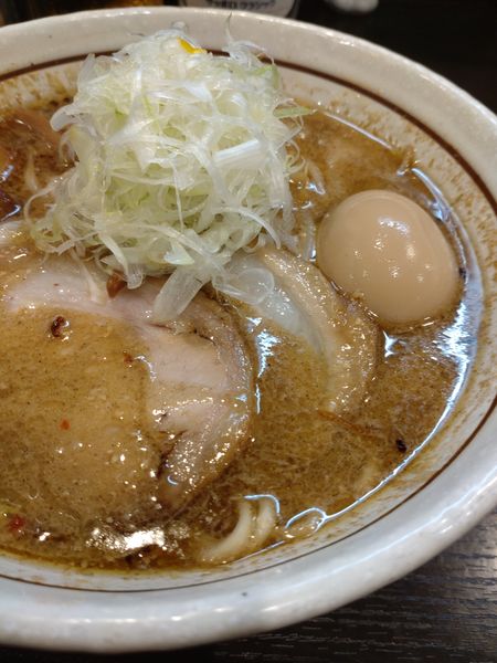 「味噌ラーメン味玉トッピング」@らーめん颯人の写真