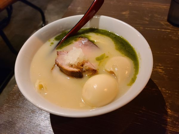 「鴨白湯そば」@麺処 青野の写真