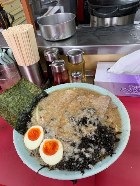 「ネギ味噌チャーシュー」@ラーメンショップ 牛久結束店の写真