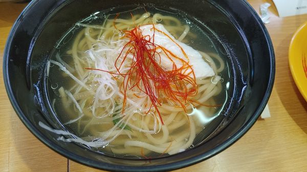 「魚介に超惚れこんだ塩ラーメン」@スシロー 松本筑摩店の写真
