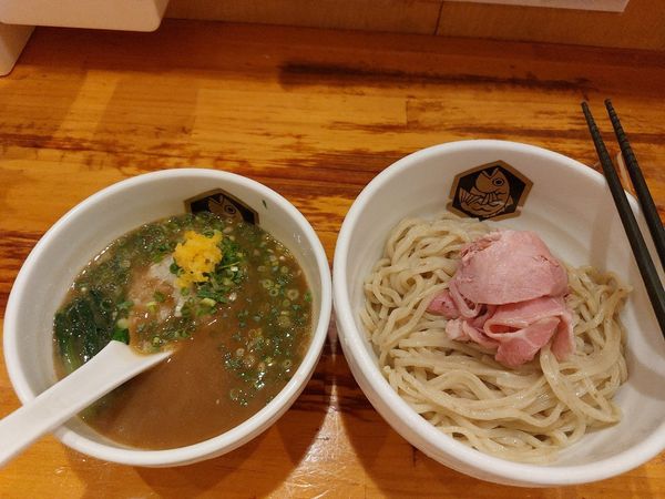 「濃厚真鯛つけ麺」@真鯛らーめん 麺魚の写真