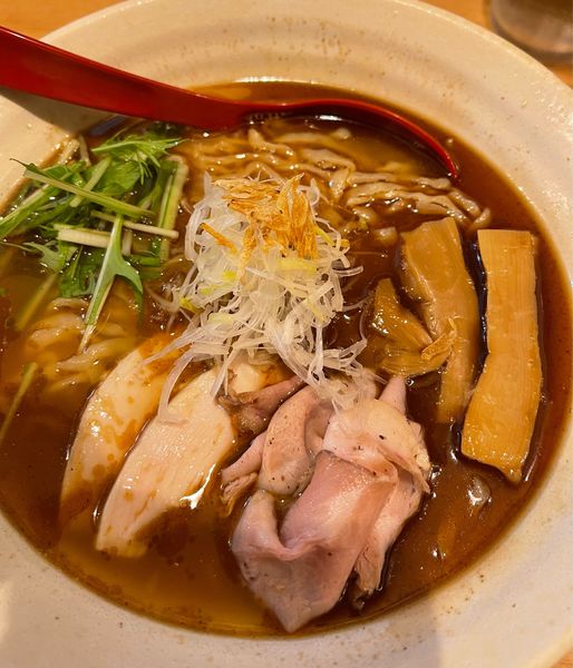 「焼きあご塩らー麺セット(炙りチャーシュー丼)」@焼きあご塩らー麺 たかはし 恵比寿店の写真