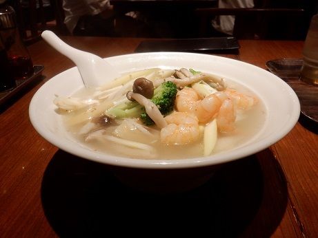 「エビそば（塩）」@銀座 天龍 池袋東武店の写真