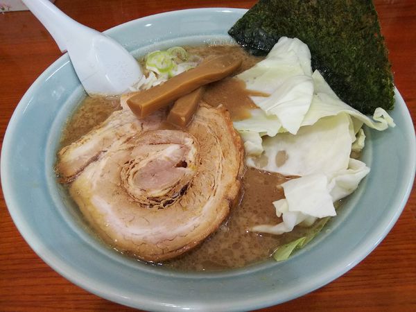 「おぱちそば　並　※太麺」@岡谷らー麺 mossaおぱちの写真