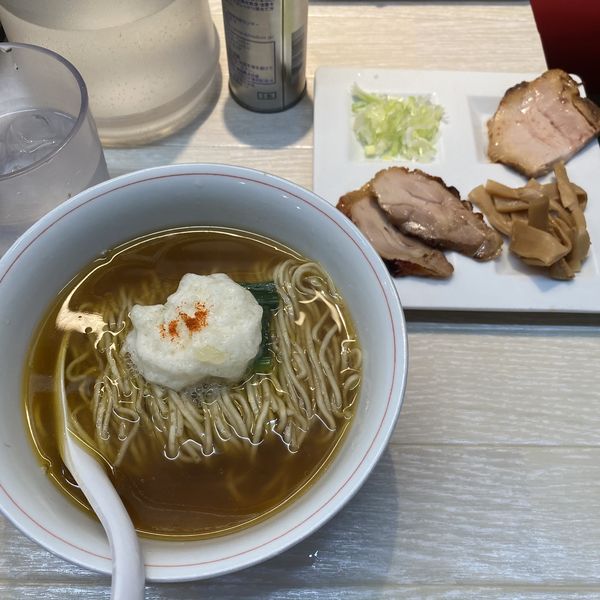 「本枯中華そば+和え玉　¥1,050」@本枯中華そば 魚雷の写真