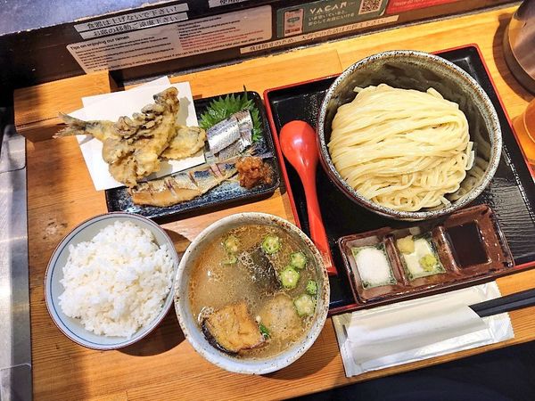 「創作つけ麺「大阪湾産 金太郎イワシ」梅塩味」@ラーメン 巌哲の写真