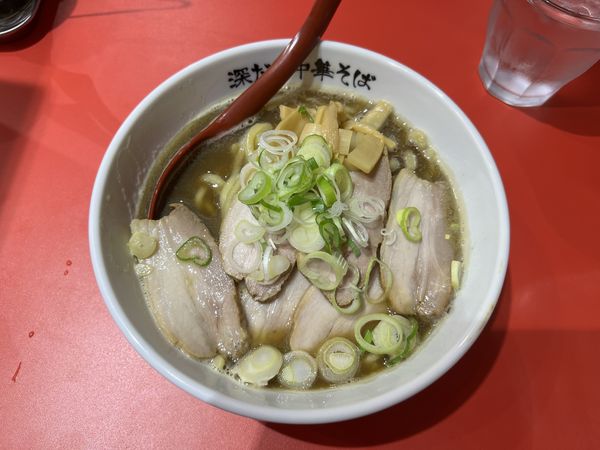「深だし肉中華そば880円」@駅ラーメン 深だし中華そばの写真
