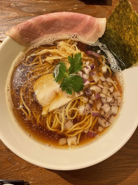 「極み煮干しsoba」@銀座 篝 鎌倉店の写真