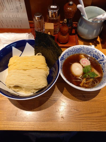 「味玉清湯つけそば￥1100」@つけそば 神田勝本の写真