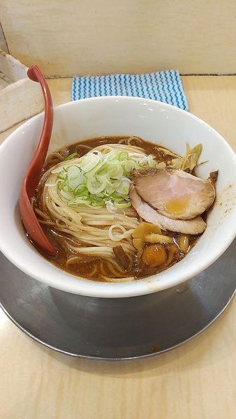 「(限定)冷がけ中華そば(味噌)」@食堂 七彩の写真